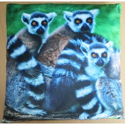 Plüsch- Kissen Lemuren